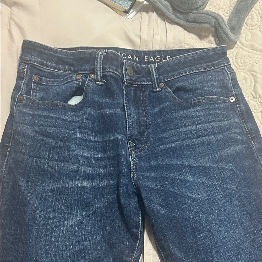 American Eagle Dark Wash Jeans Airflex 32x32- Blue